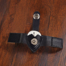 Load image into Gallery viewer, Guitar pick Holder 1 1/8" Black Leather