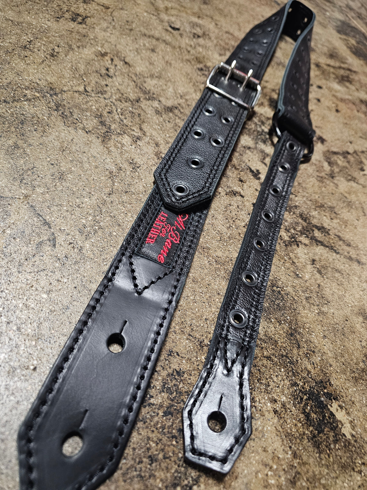 by Al Bane for Leather - hardware and stitching closeup