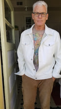 Load image into Gallery viewer, American Rebel White Leather Jacket