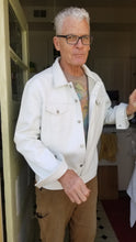 Load image into Gallery viewer, American Rebel White Leather Jacket