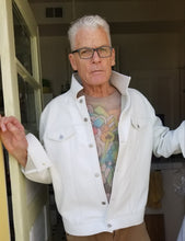 Load image into Gallery viewer, American Rebel White Leather Jacket