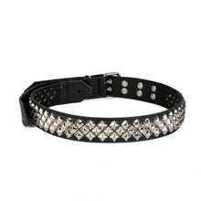 Load image into Gallery viewer, Diagonal Pyramid 2" 5/8" Stud Guitar Strap