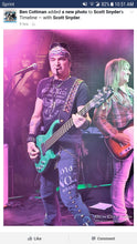 Load image into Gallery viewer, Lace Up 3" Black Leather/Red Laces Guitar Strap
