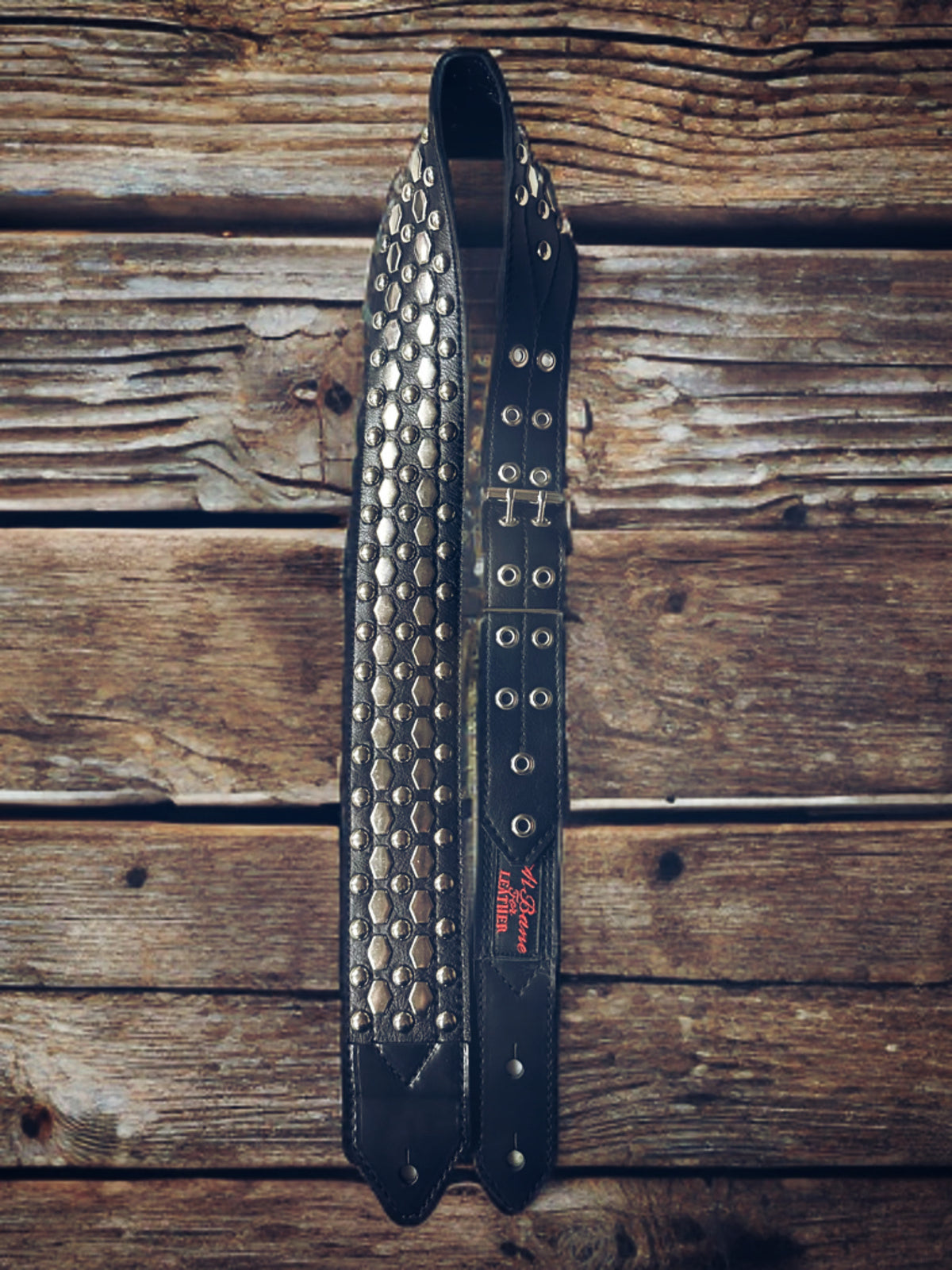  by Al Bane for Leather - hardware and stitching closeup