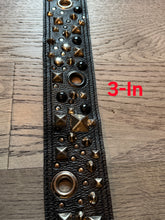 Load image into Gallery viewer, Glitter Trash Guitar Strap 3"