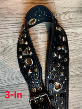 Load image into Gallery viewer, Glitter Trash Guitar Strap 3"