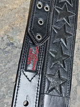 Load image into Gallery viewer, Glitter Pewter  Star 3" Guitar Strap