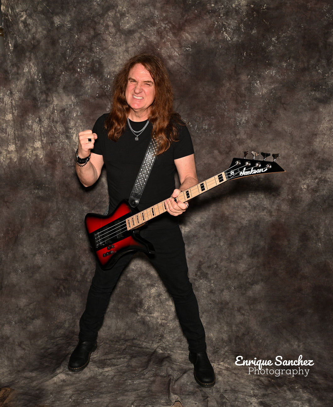 David Ellefson Signature Mass Metal Guitar Strap