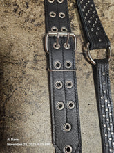 Load image into Gallery viewer, Swashbuckler Rivet Head Silver on Black