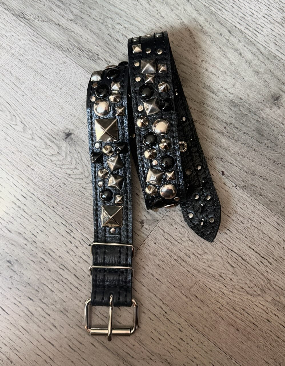 Glitter Trash Belt by Al Bane for Leather - front stage view
