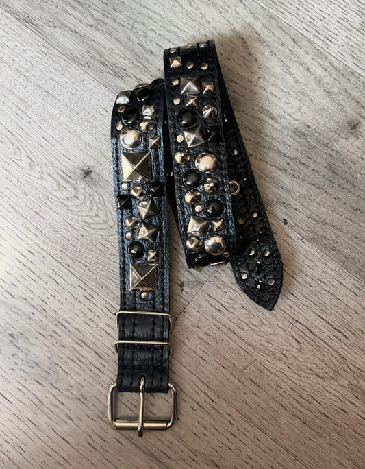 Glitter Trash Belt by Al Bane for Leather - front stage view