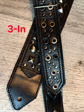 Load image into Gallery viewer, Glitter Trash Guitar Strap 3"