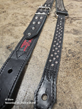 Load image into Gallery viewer, Swashbuckler Rivet Head Silver on Black