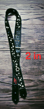 Load image into Gallery viewer, Glitter Trash Guitar Strap 2"