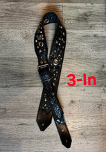 Load image into Gallery viewer, Glitter Trash Guitar Strap 3"
