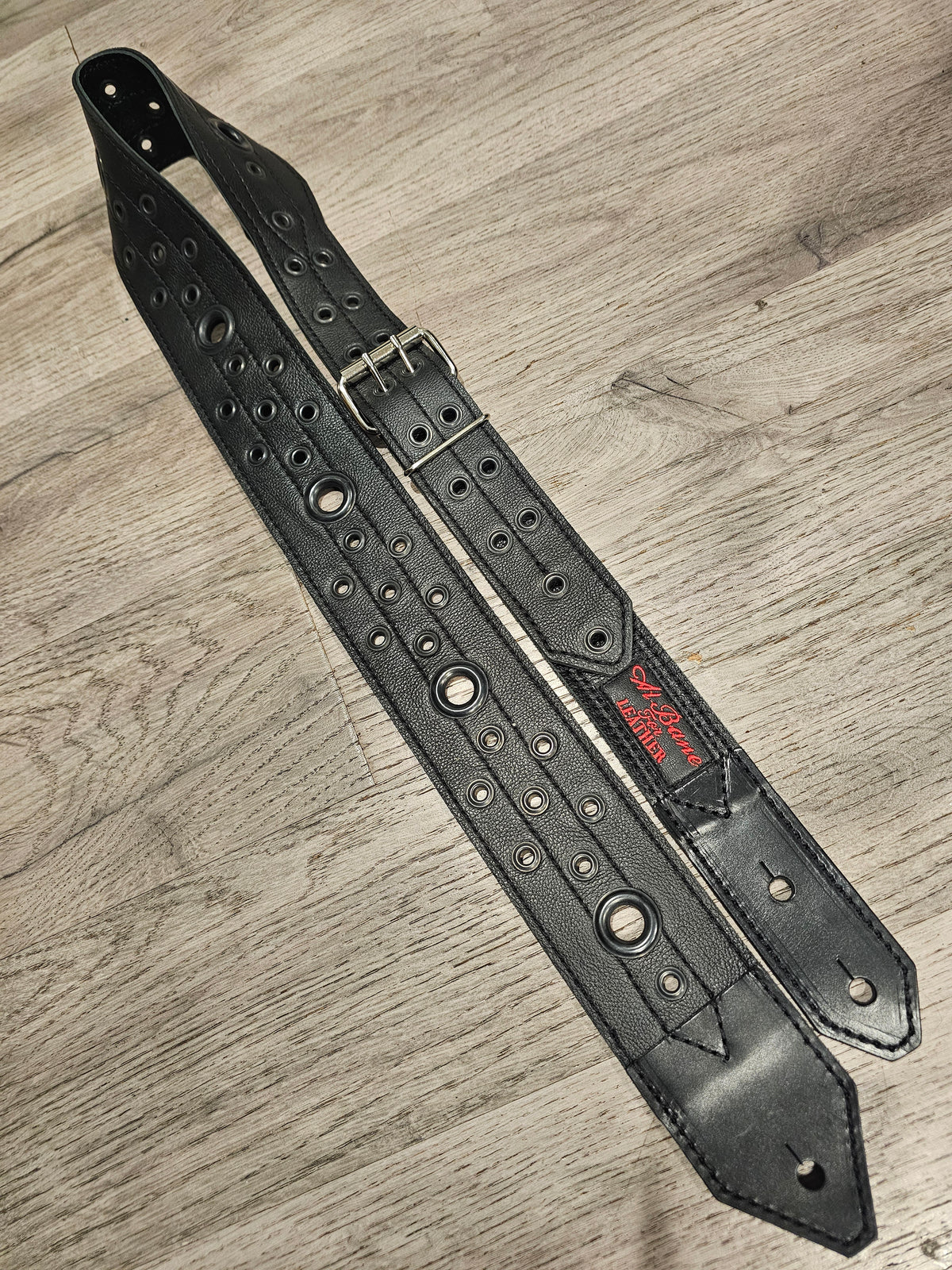  by Al Bane for Leather - hardware and stitching closeup