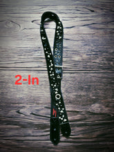 Load image into Gallery viewer, Glitter Trash Guitar Strap 2"