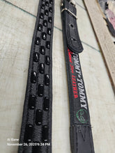 Load image into Gallery viewer, Anna Cara 1 1/8" black on black guitar strap