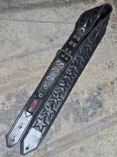 Load image into Gallery viewer, Glitter Pewter  Star 3" Guitar Strap