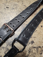 Load image into Gallery viewer, Swashbuckler Route 66 Guitar Strap Black on Black