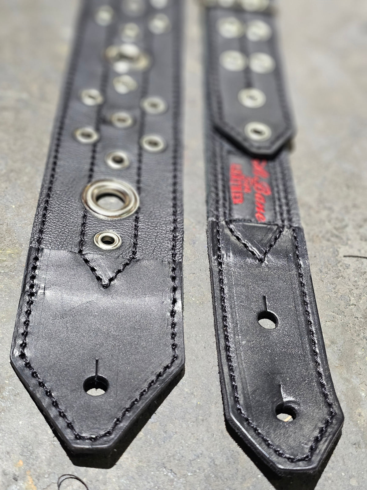  by Al Bane for Leather - hardware and stitching closeup