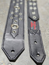 Load image into Gallery viewer, Thanos Eternal 3” Silver on Black Guitar Strap