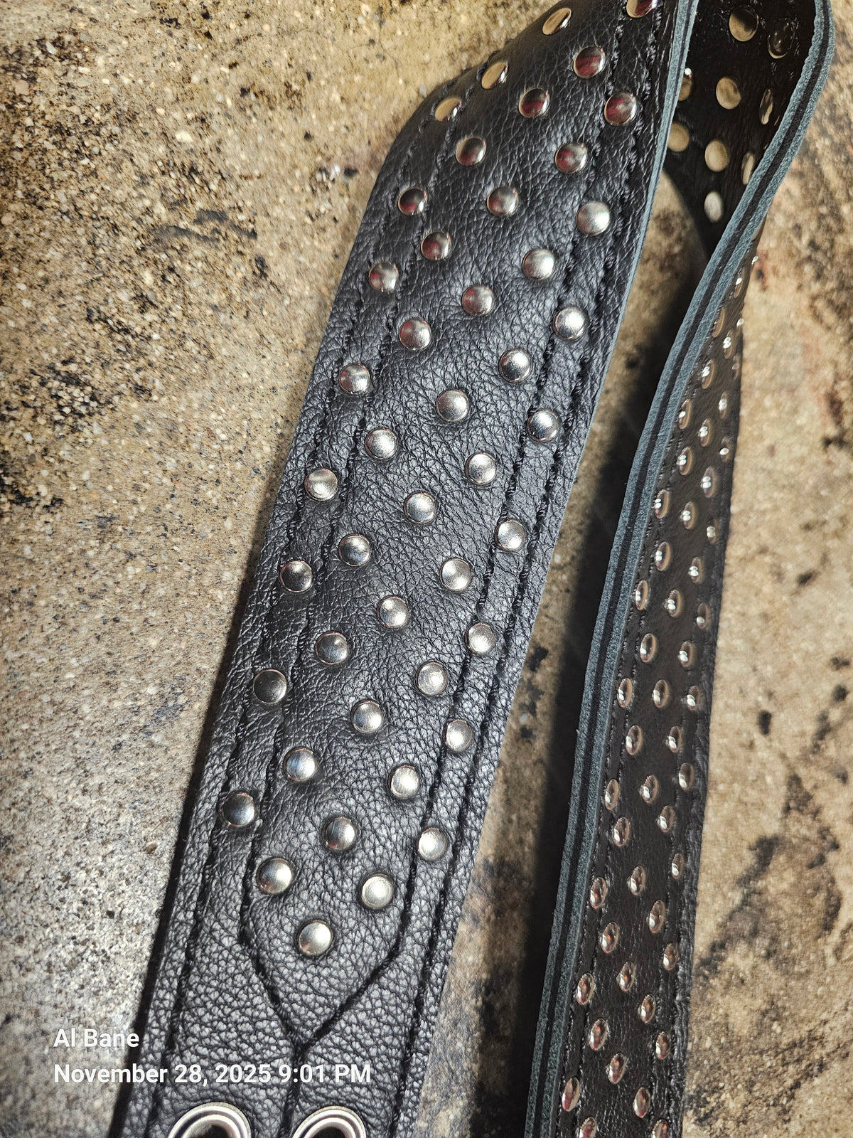  by Al Bane for Leather - hardware and stitching closeup