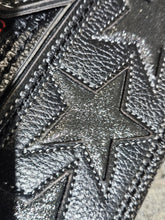 Load image into Gallery viewer, Glitter Pewter  Star 3" Guitar Strap