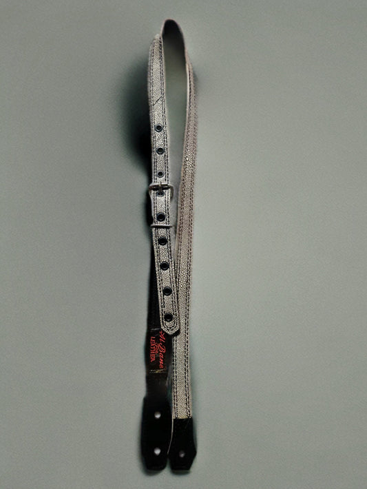 Limited Edition Genuine Leather & Faux Stingray Guitar Strap 1 1/8"