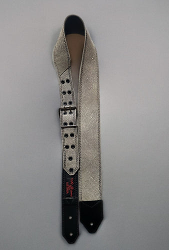 Limited Edition Genuine Leather & Faux Stingray Guitar Strap 3