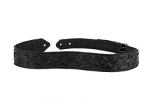 Load image into Gallery viewer, Blackstar 3&quot; Leather Guitar Strap - Black / Black