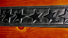 Load image into Gallery viewer, Blackstar 3&quot; Leather Guitar Strap - Black / Black