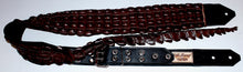 Load image into Gallery viewer, Genuine Crocodile Guitar Strap Brown