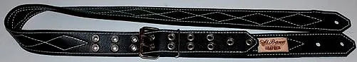 Guitar Slinger Classic 2" White/Black Guitar Strap