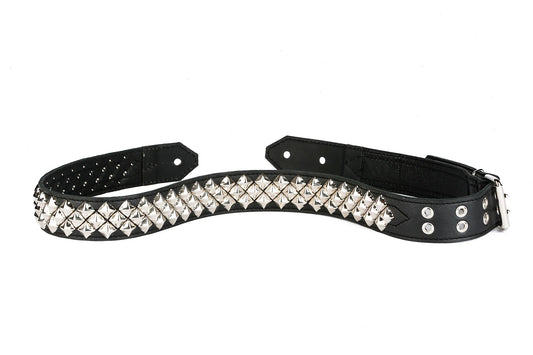 Diagonal pyramid 2"  5/8" Stud guitar strap