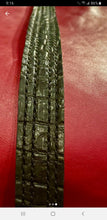 Load image into Gallery viewer, Embossed crocodile 1 and 1/8 in guitar strap